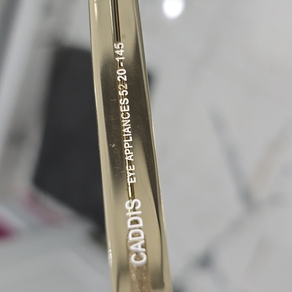 CADDIS Elegant Gold Women's Glasses - Picture 2 of 8